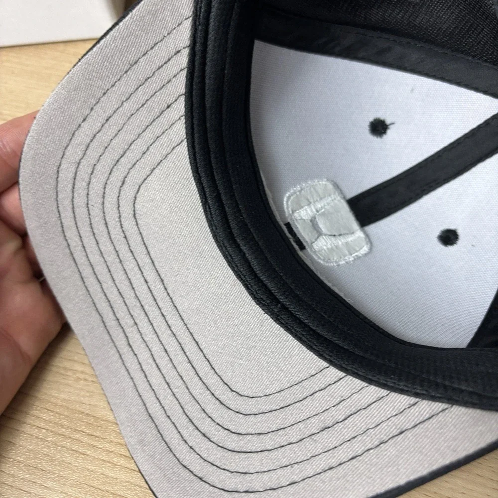 Honda Hat Cap Strap Back Black Embroidered Dealer Promo Mens Darrell Waltrip